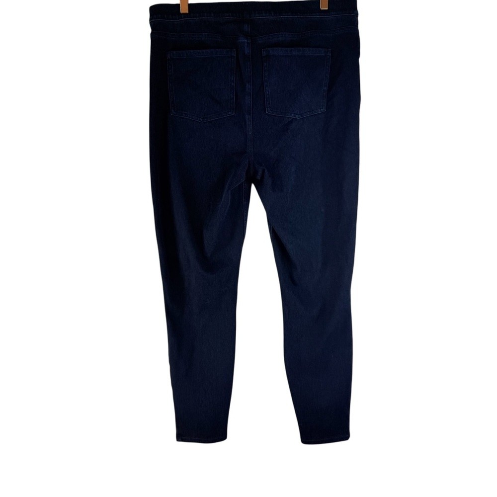 New SPANX Jean-ish Ankle Denim Leggings 20018P Dark Blue Twilight Rinse Size 2X - Picture 2 of 8